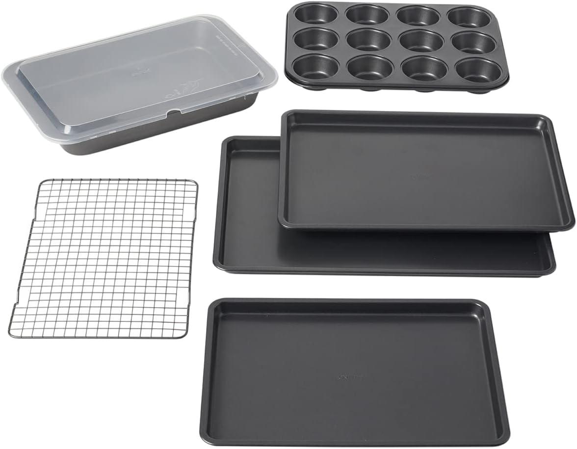 Simply Sweet 7-Piece Nonstick Carbon Steel Bakeware Set