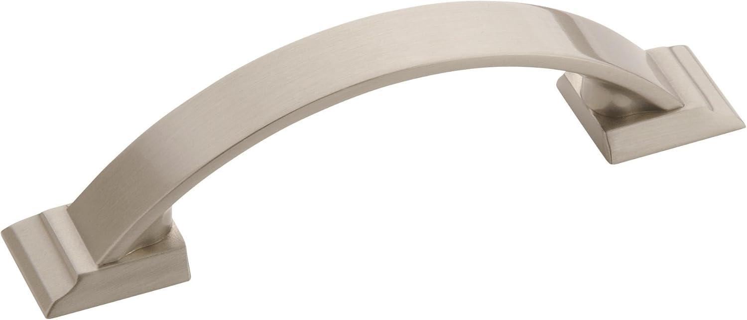 Satin Nickel 3-Inch Brushed Cabinet Pull with Mounting Hardware