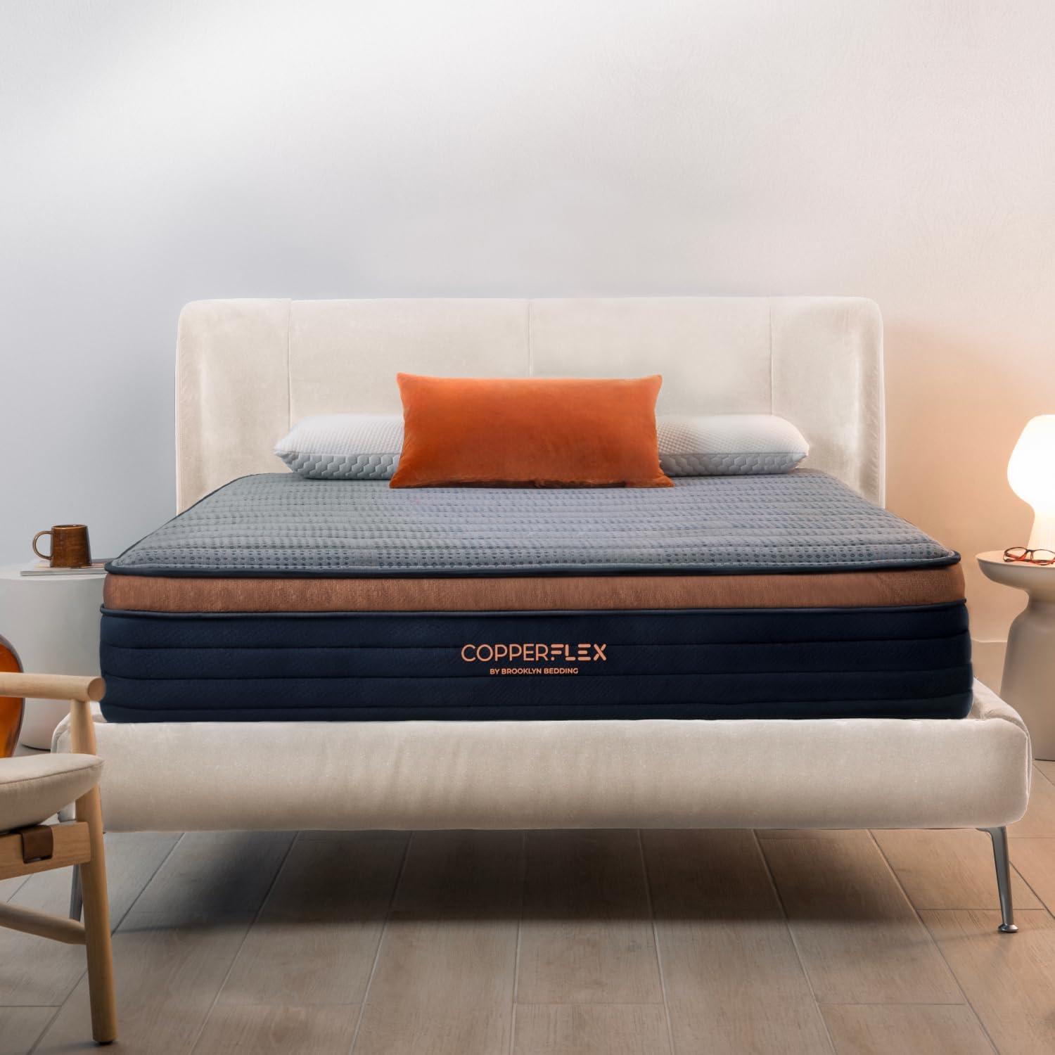 Brooklyn Bedding CopperFlex 12" Foam Mattress with Zoned Foam, King
