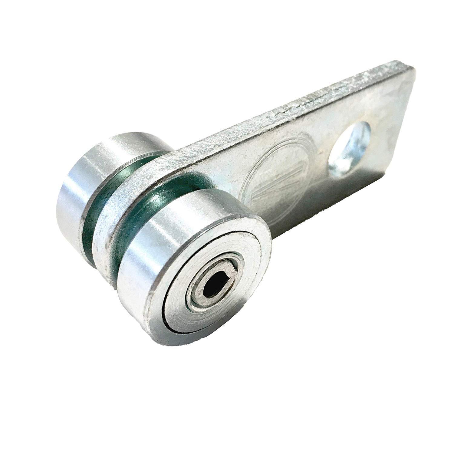 ANDUSTRIAL- 2 Bearing Trolley Assembly Roller - Silver Finish: Electro-Galvanized Zinc - Fits 1-5/8" Wide and All Taller Strut Channels - Design Load: 437 Lbs - 1 Pc