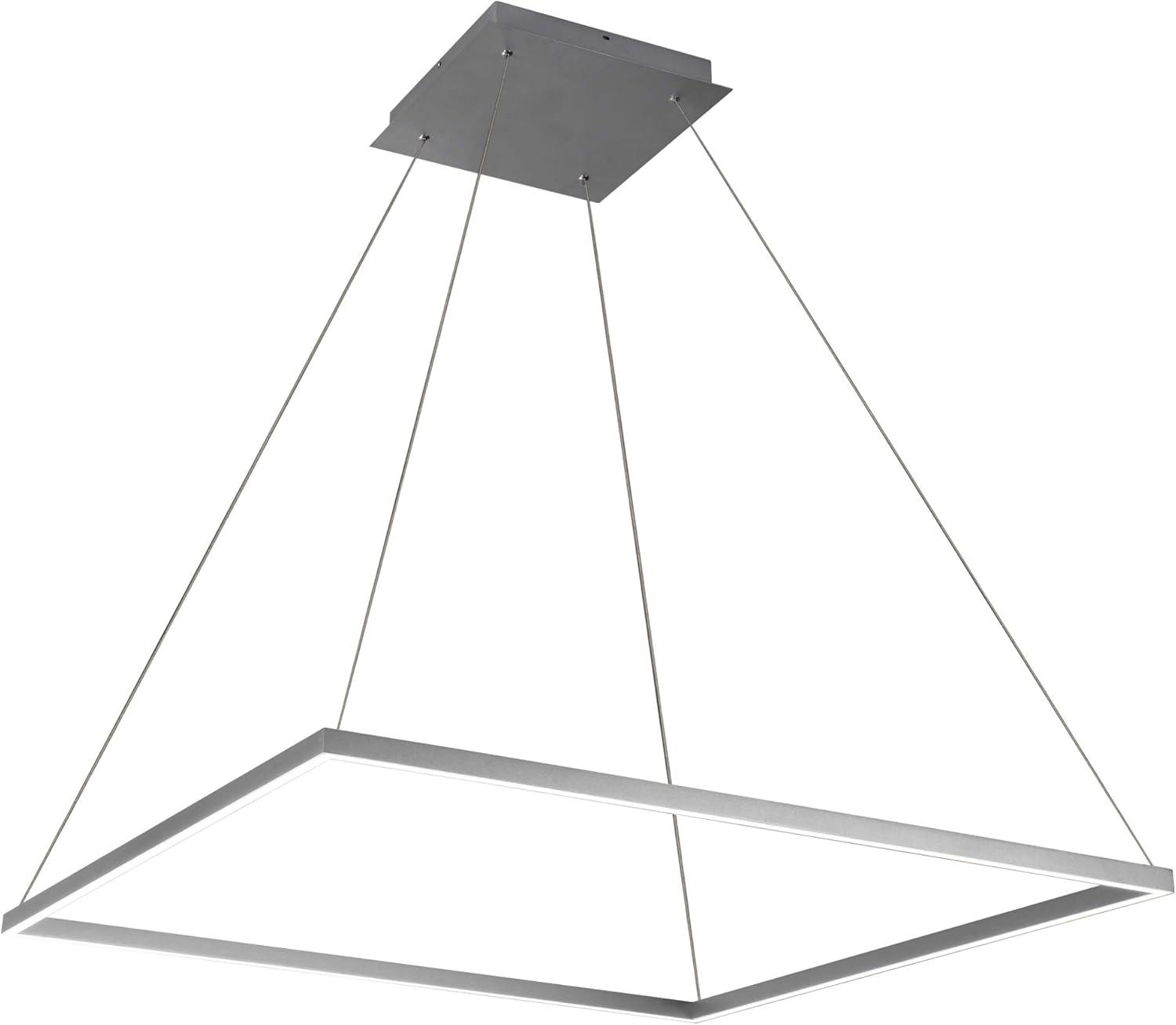 Atria Integrated LED Linear Pendant Height Adjustable ETL Certified Square Chandelier Lighting