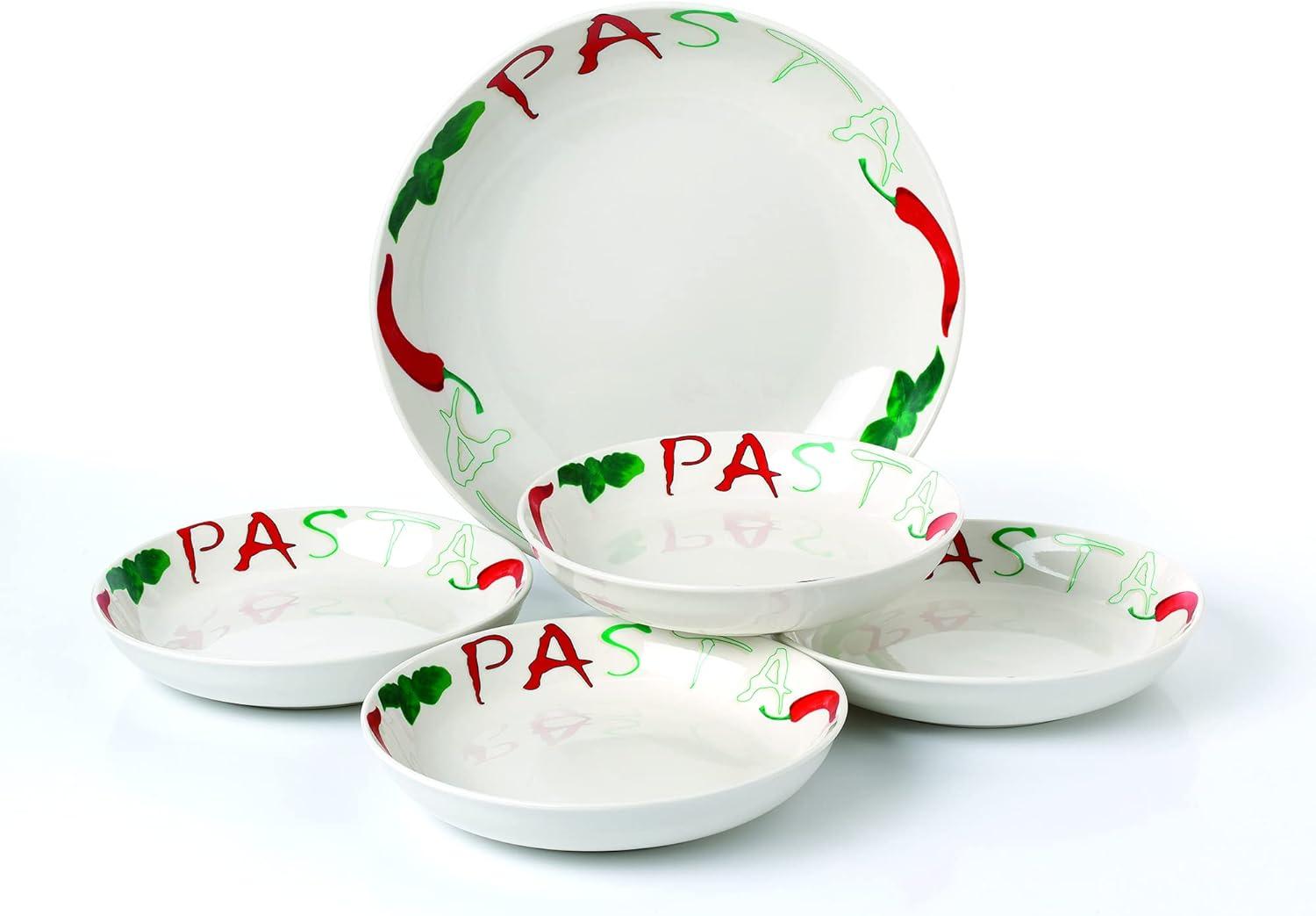 Lorren Home Trends Lorren Home Trends Porcelain China Pasta Dish