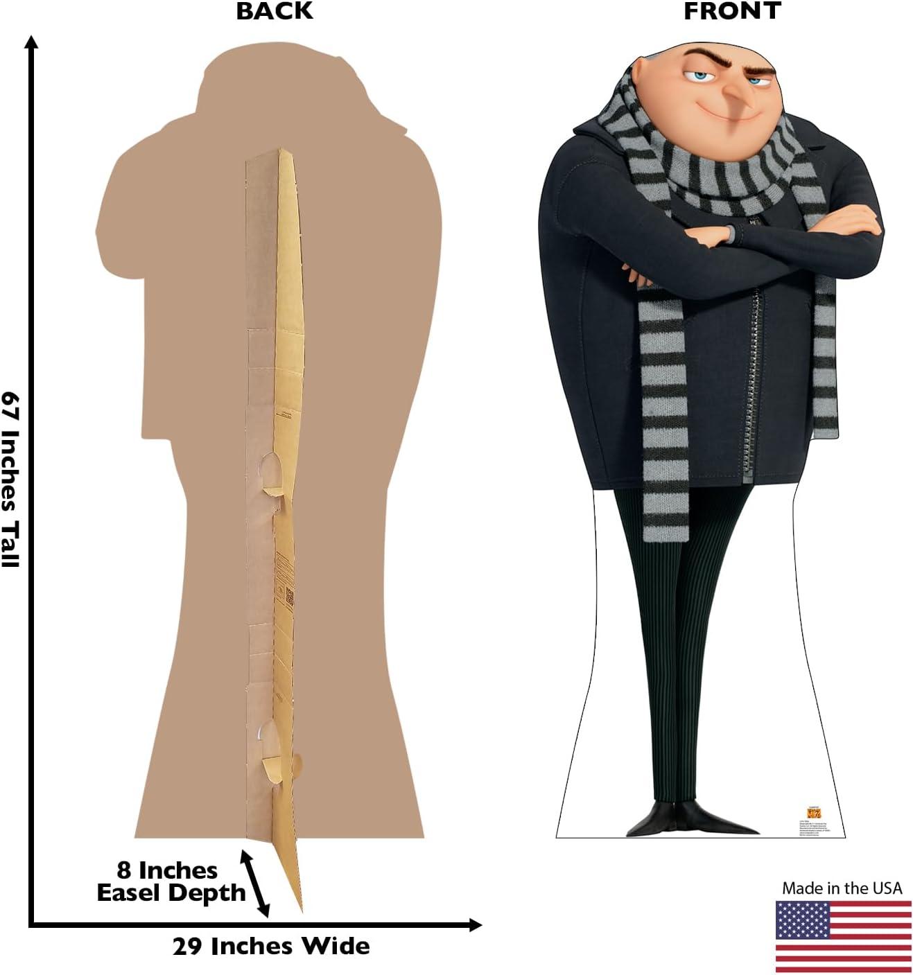 Life Size Gru Cardboard Cutout Standup - Despicable Me 4