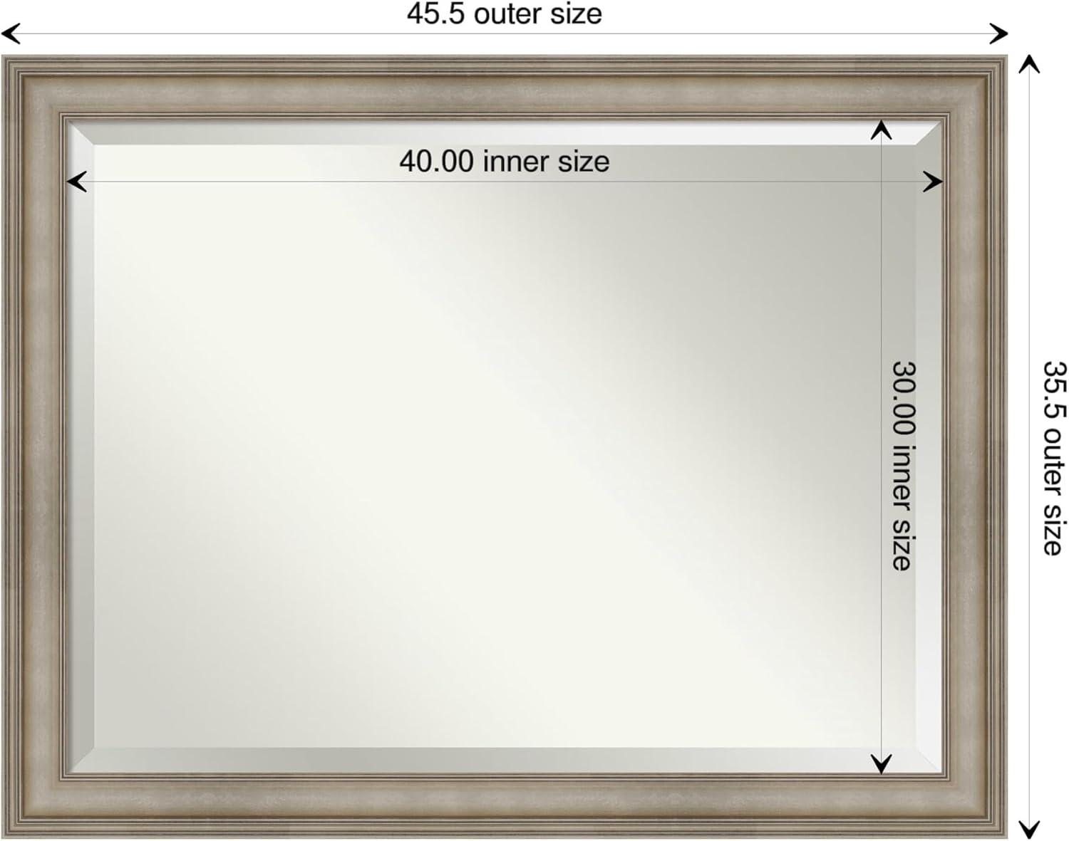 Amanti Art Flat Wall Mirror