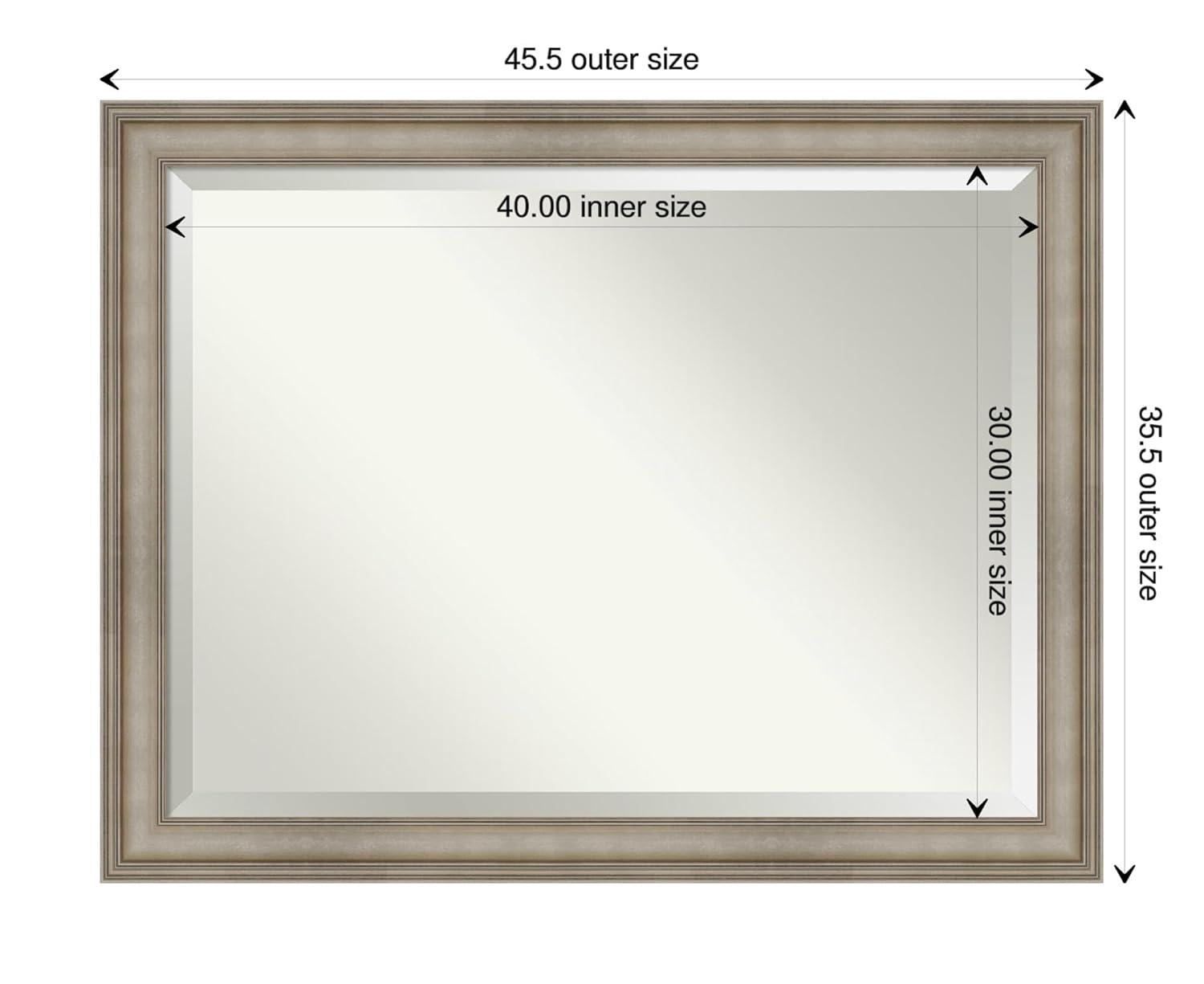 Amanti Art Flat Wall Mirror