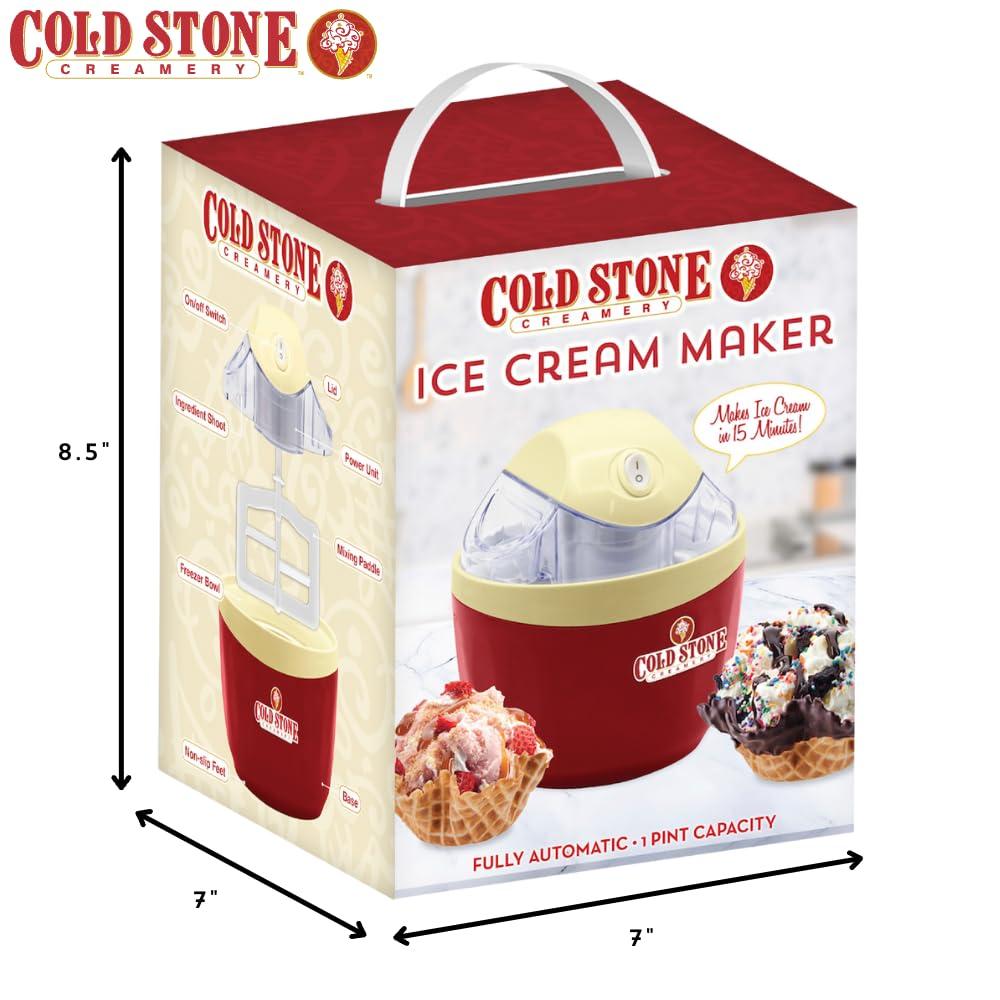 Ice Cream Maker Machine for Ice Cream, Gelato, Sorbet, Frozen Yogurt with Mixing Bowl- 1 pint