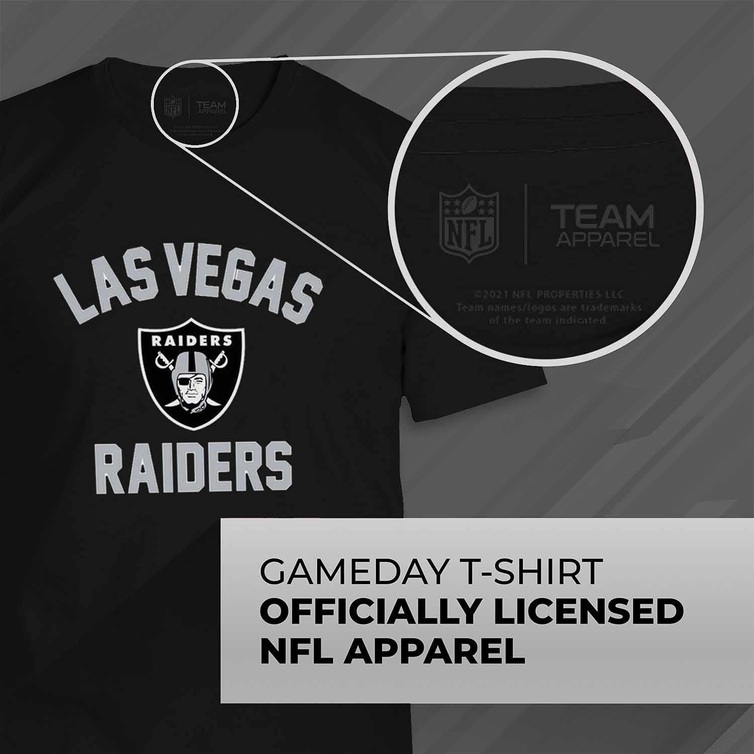 Team Fan Apparel NFL Adult Gameday T-Shirt - Cotton Blend - Tagless - Semi-Fitted - Unleash Your Team Spirit During Game Day