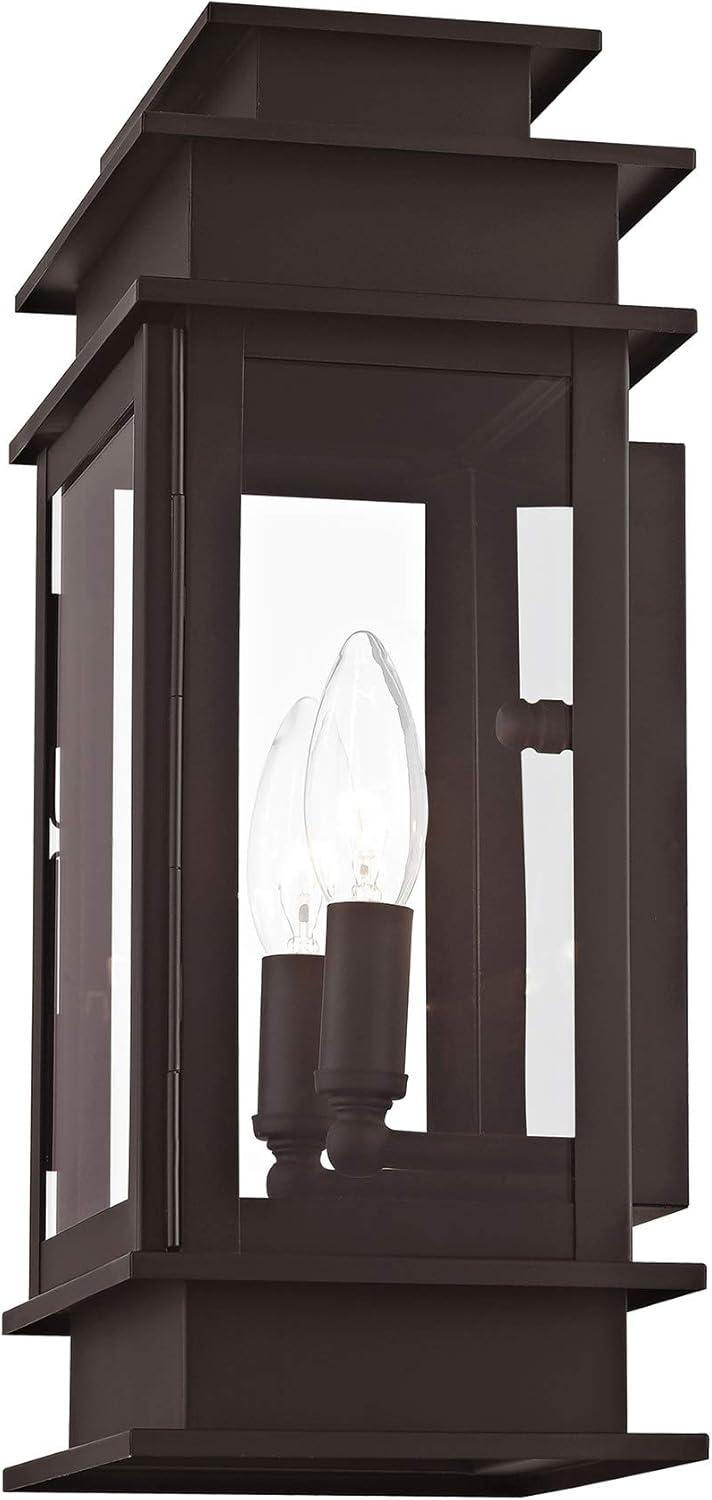 Livex Lighting Princeton 2 - Light Wall Light in  Antique Brass