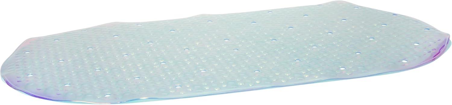 Iridescent Non-Slip Kids Bath Mat with Suction Cups