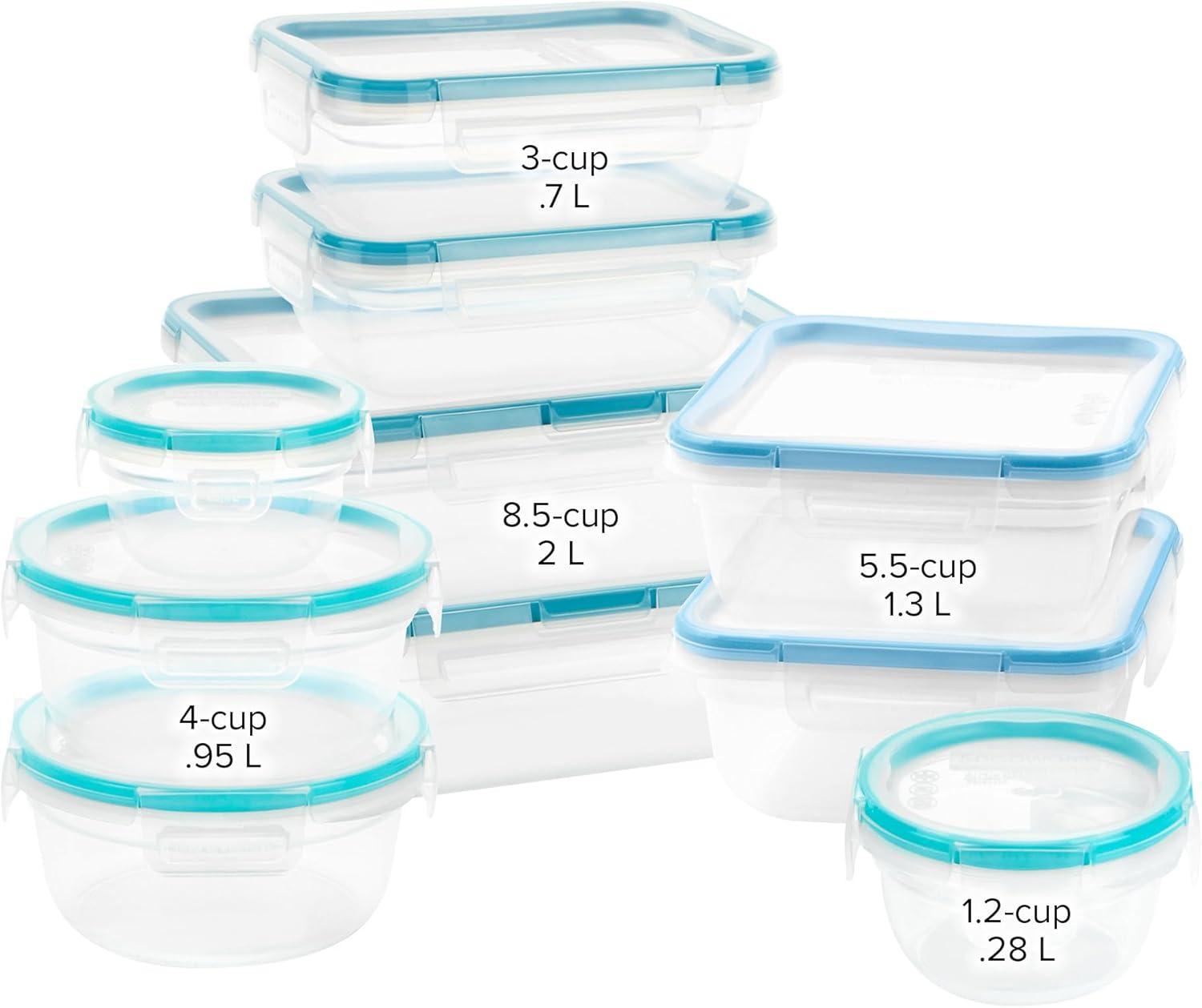 Snapware Total Solutions Plastic Food Storage Container Set - 20pc