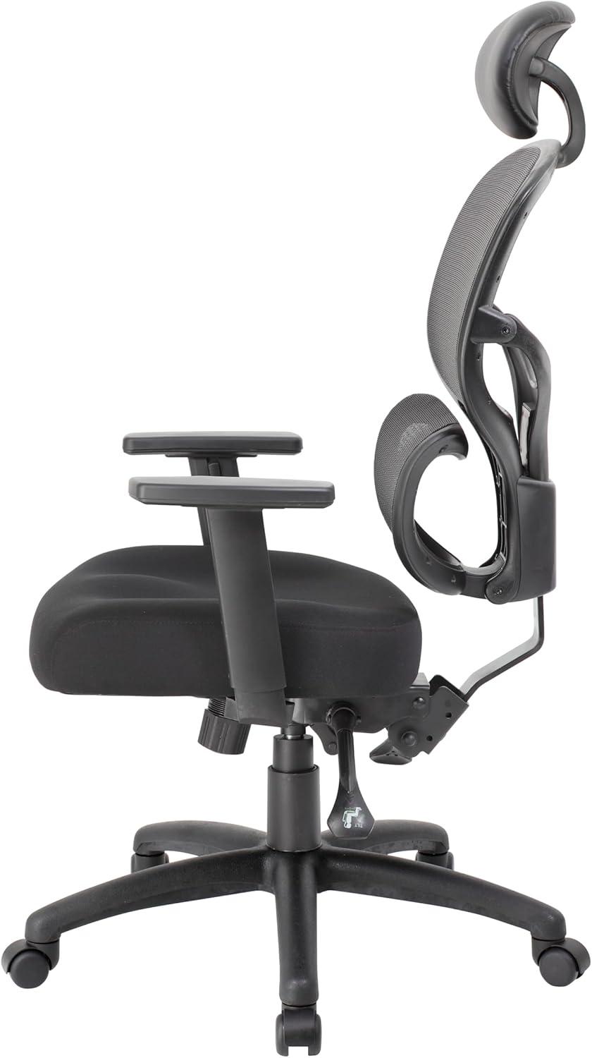 Boss Multi-Function Mesh Task Chair w/Headrest