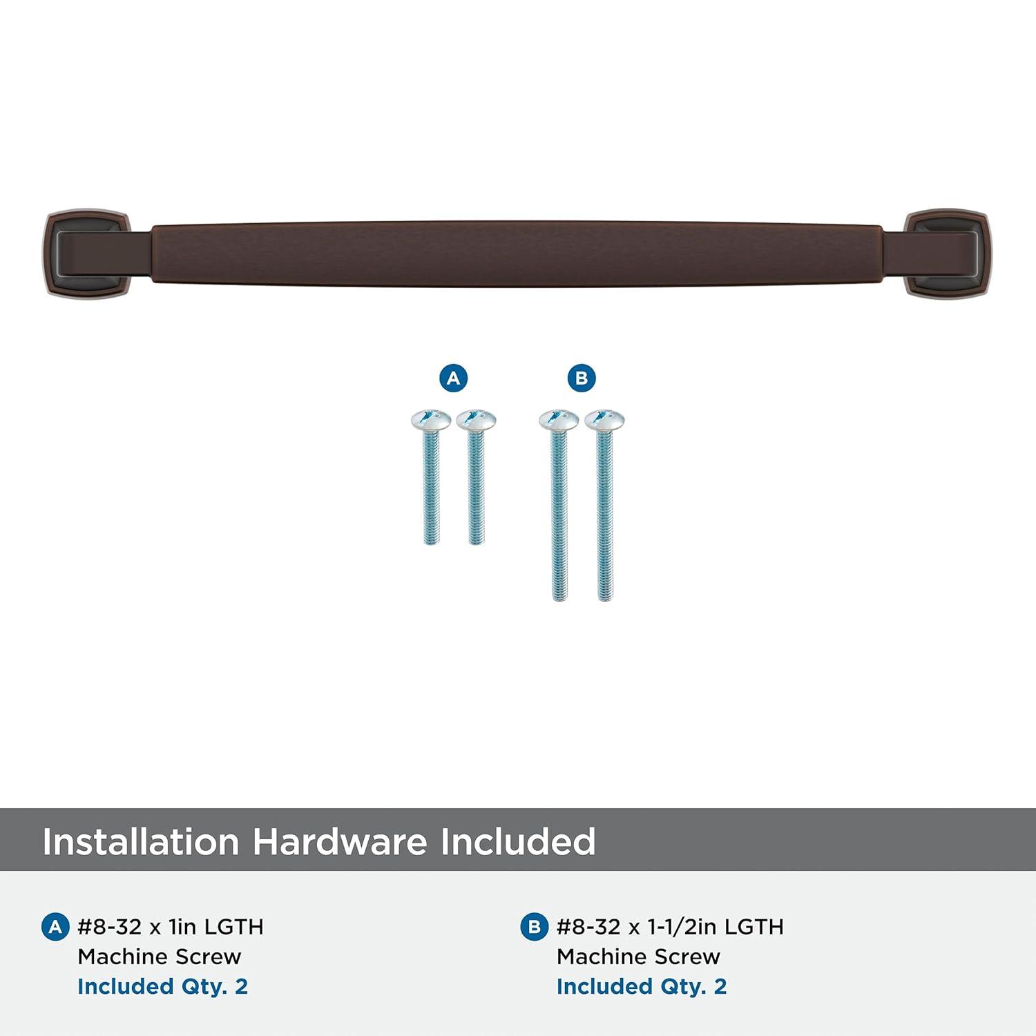 Amerock Stature 7-9/16 inch (192mm) Center-to-Center Oil-Rubbed Bronze Cabinet Pull