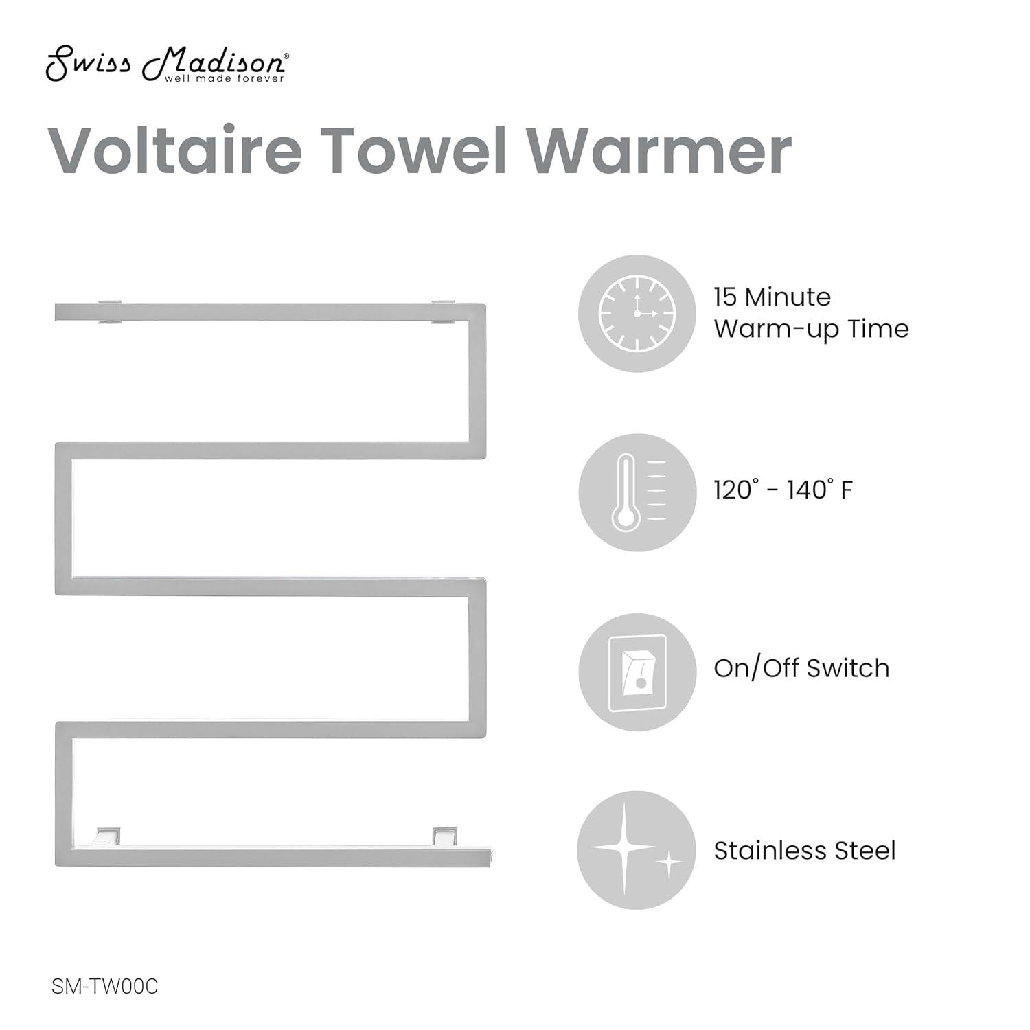 Voltaire 5-Bar Electric Towel Warmer