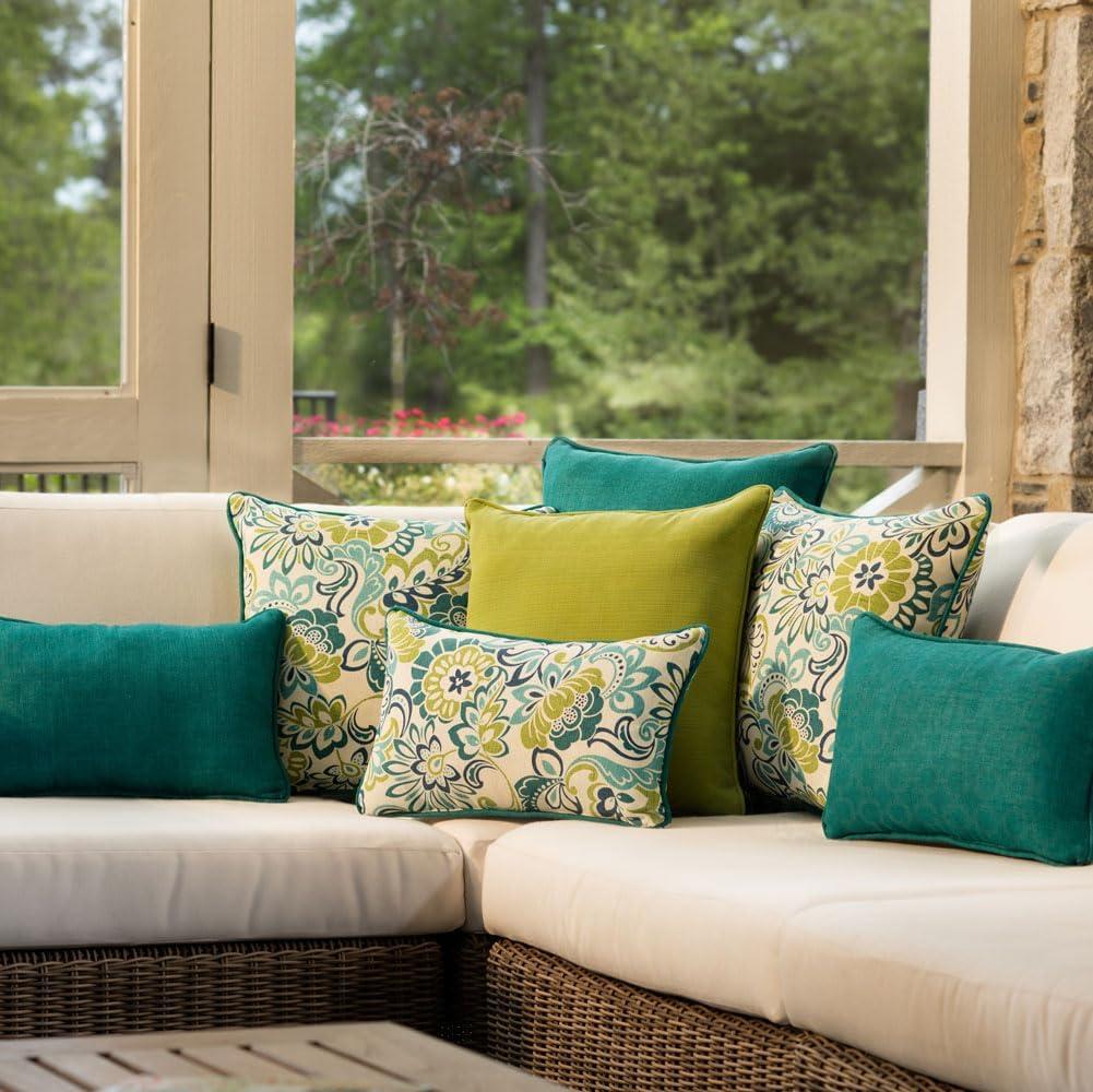 Indoor/Outdoor Reversible Throw Pillow