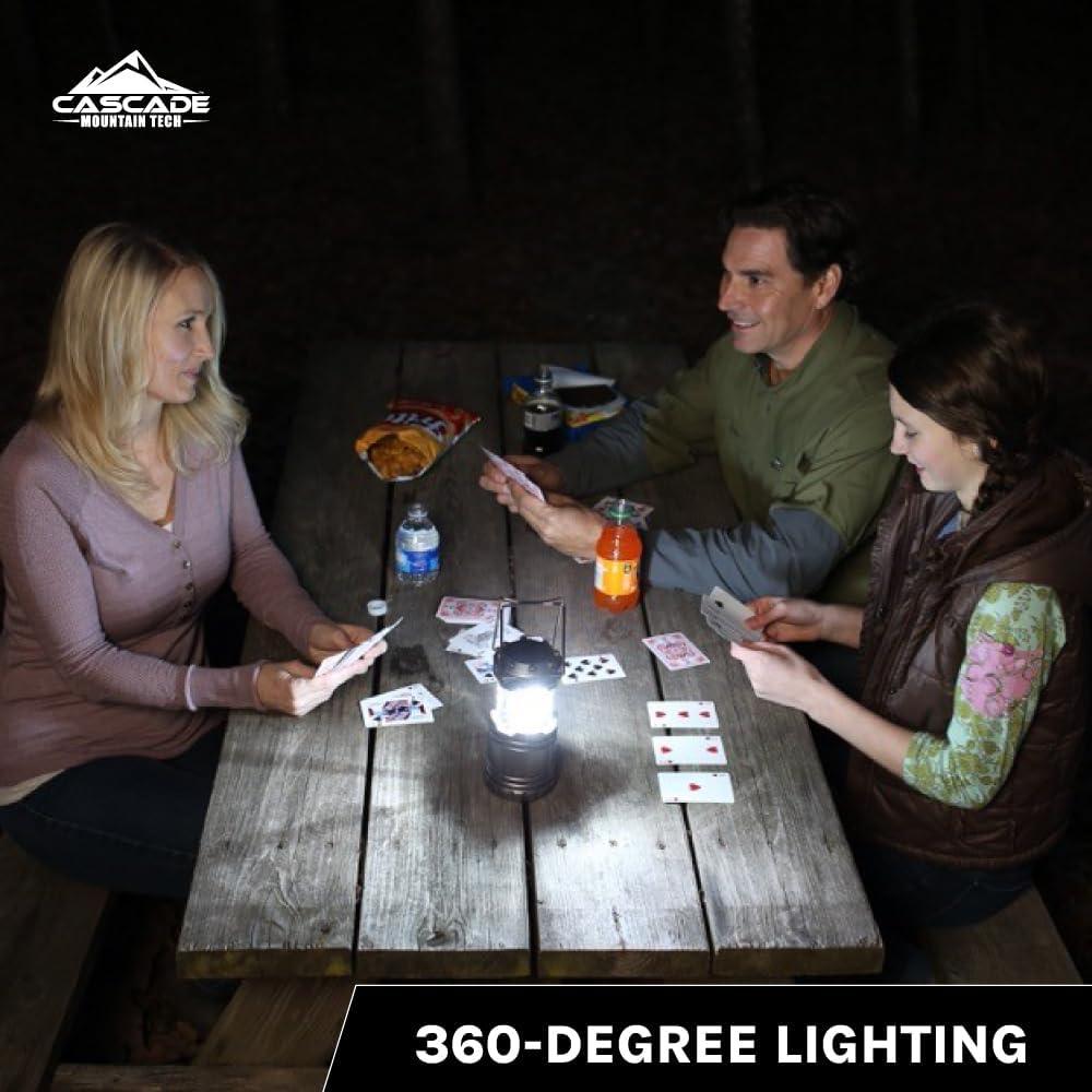 Pop up LED Lantern -2 Pack - Perfect Lighting for Camping, Bbq's and Emergency Light (.5 lbs Each)