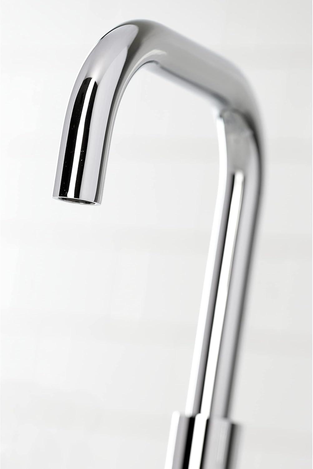 Kingston Brass FSC8931DL Kingston Brass Concord Two-Handle 3-Hole Deck Mount Widespread Bathroom Faucet with Brass Pop-Up Drain