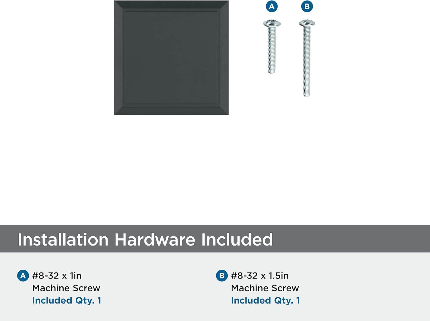 Appoint 1 1/4" Length Square Knob