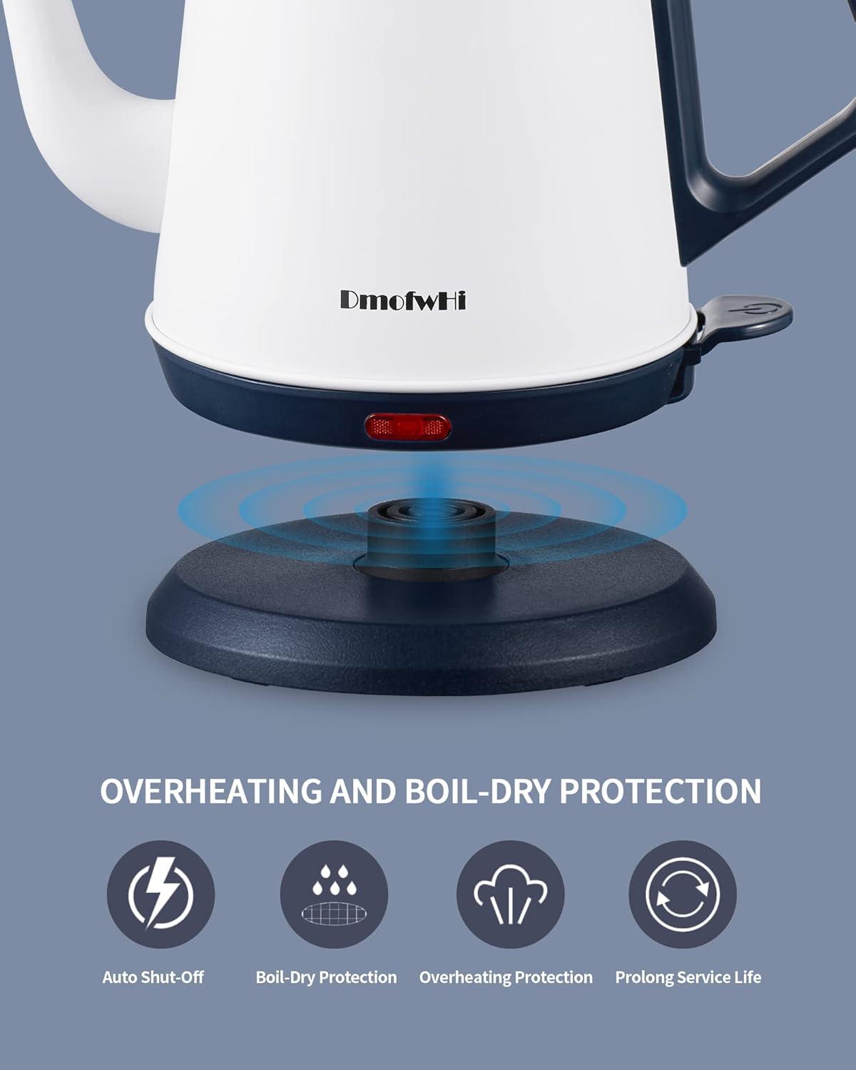 Basowin Gooseneck Electric Kettle(1.0L),1000W Electric Tea Kettle Of 304 Stainless Steel,Auto Shut Off,Coffee Kettle For Pour Over And Tea