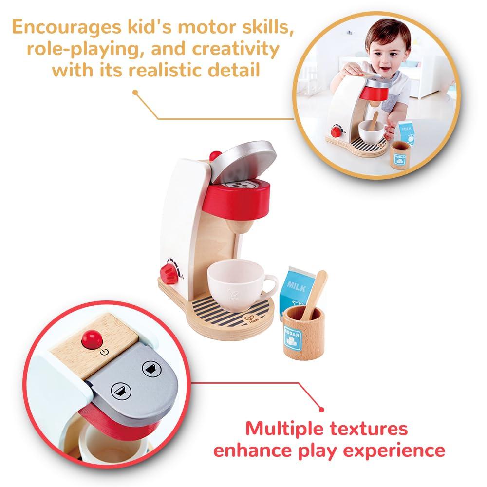 HaPe My Coffee Machine Kids Pretend Kitchen Appliance Set