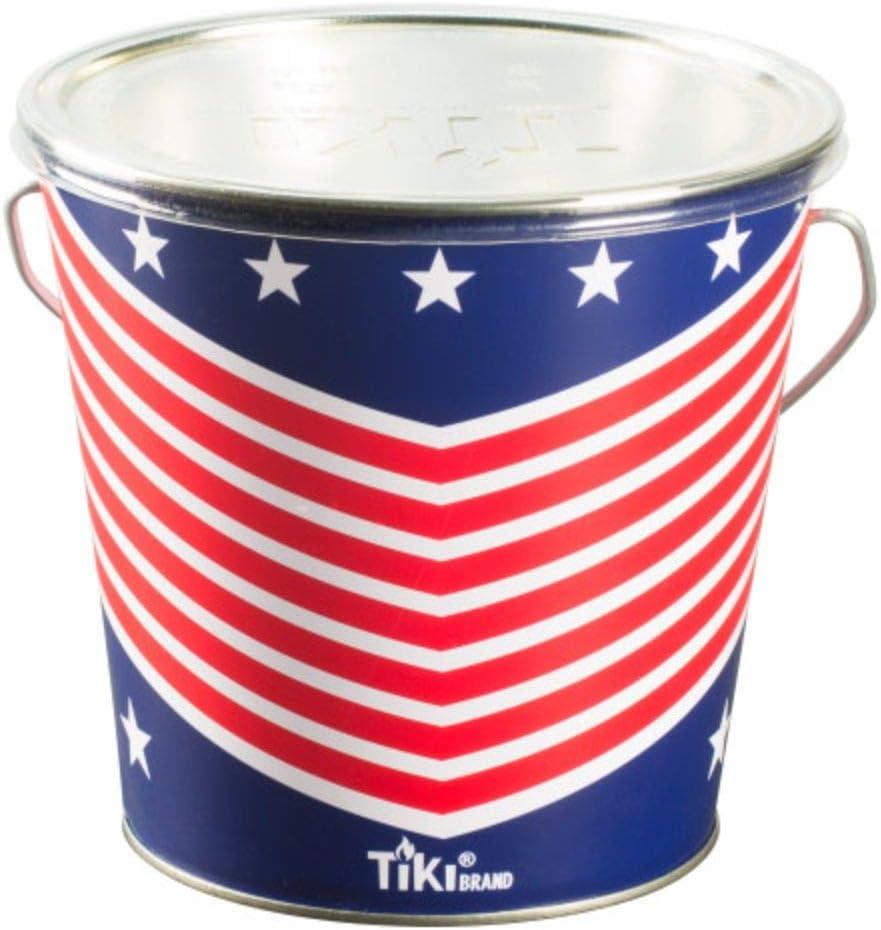 TIKI Brand BiteFighter Citronella Wax Candle Metal Bucket, 17 Ounce