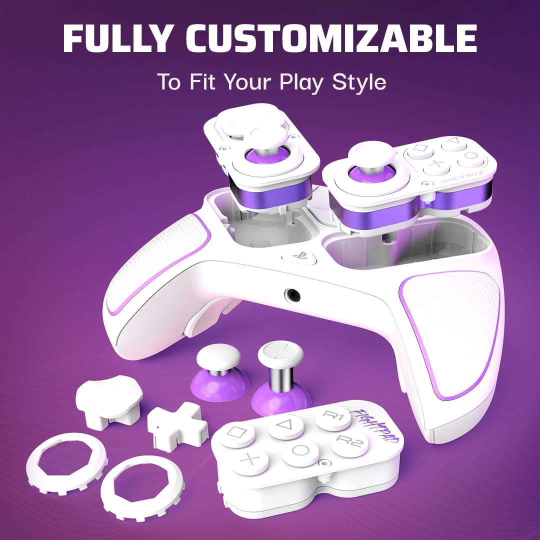 PDP Victrix Pro BFG Wireless Controller for PlayStation 5 - White