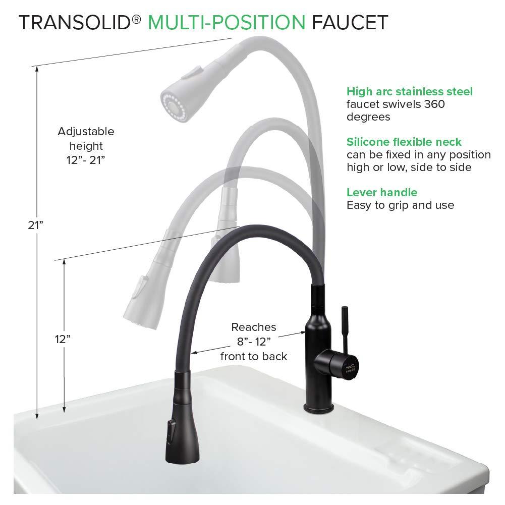 Flexible Multi-Function Faucet Single-Hole Laundry Faucet