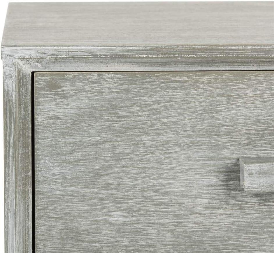 Pomona 3 Drawer Accent Table - CHS5700 - Slate Grey - Safavieh