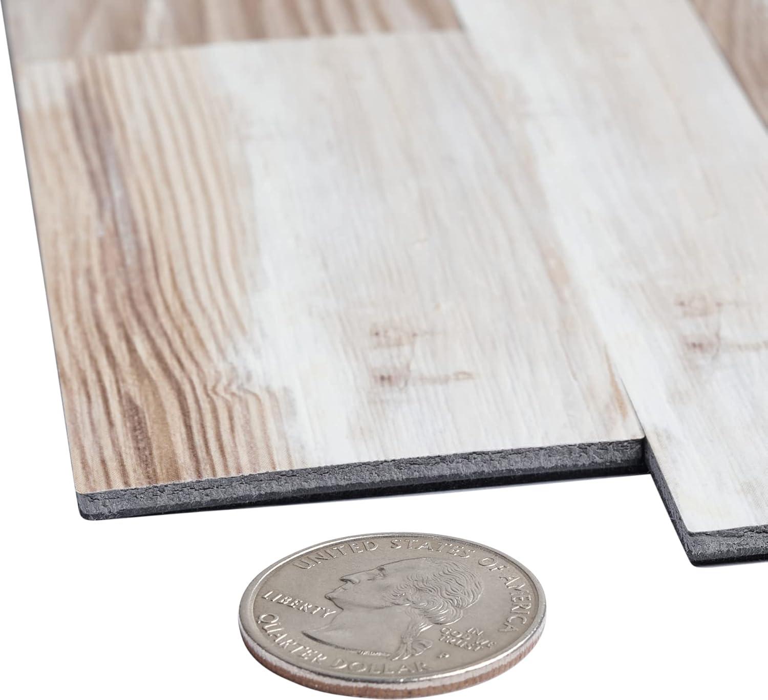 Avant Decor | Stone Composite Mixed Subway Tile | Peel and Stick Kitchen Backsplash Tiles | Stick On Wall Tiles | Easy DIY Installation | 5” x 5” | Sample Tile