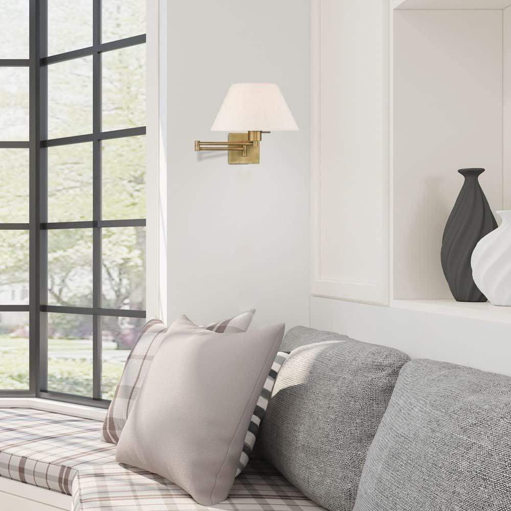 Livex Lighting 1 - Light Wall Light in  Brushed Nickel