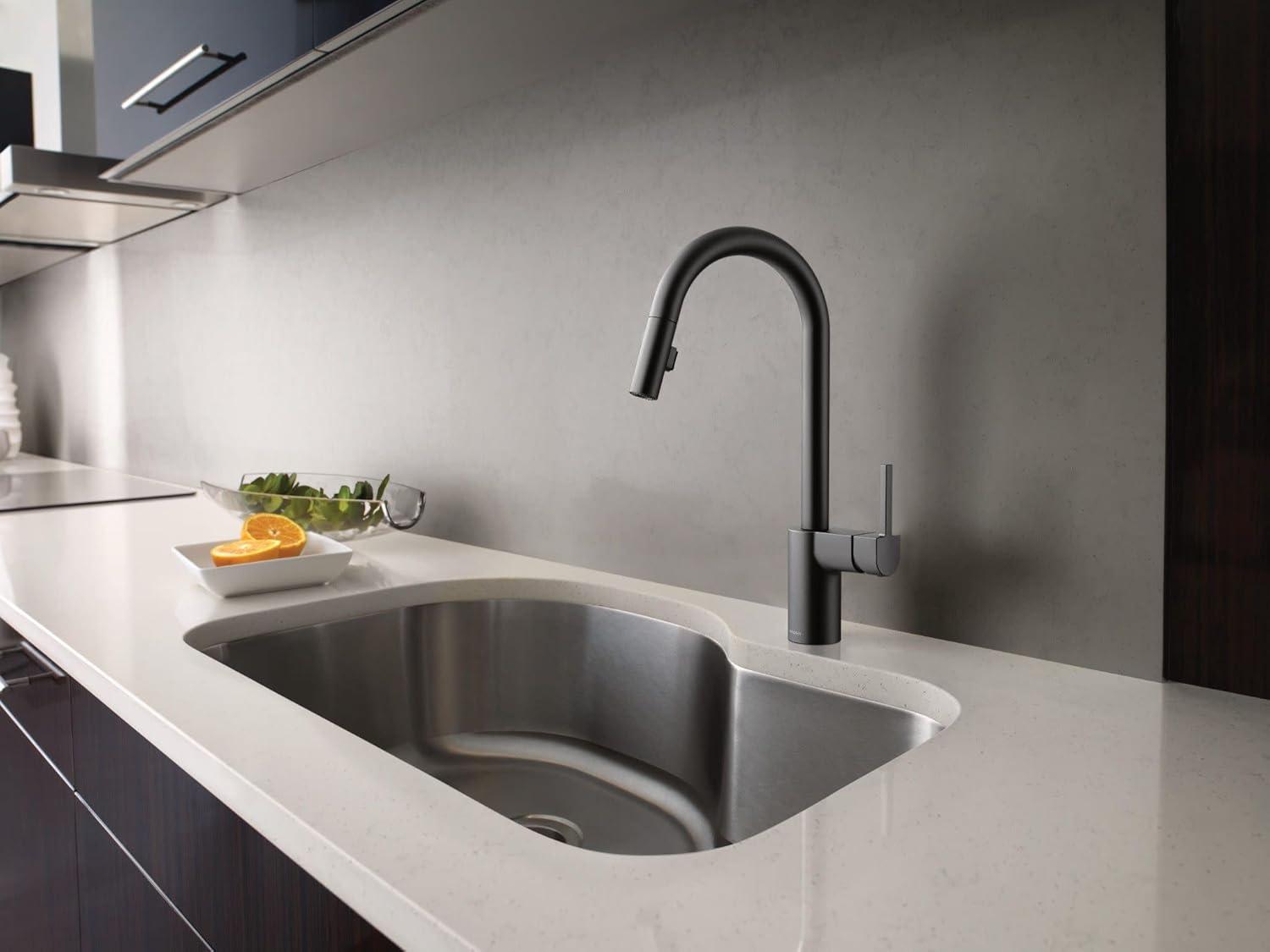 Moen Align One Handle Modern Kitchen Pulldown Faucet with Reflex and Power Clean Technology