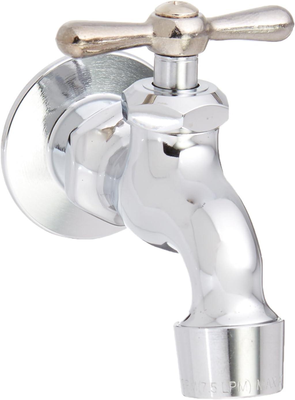 B & K 3210-160-CH-B-Z 0.5 in. Single Handle Chrome Wall Faucet