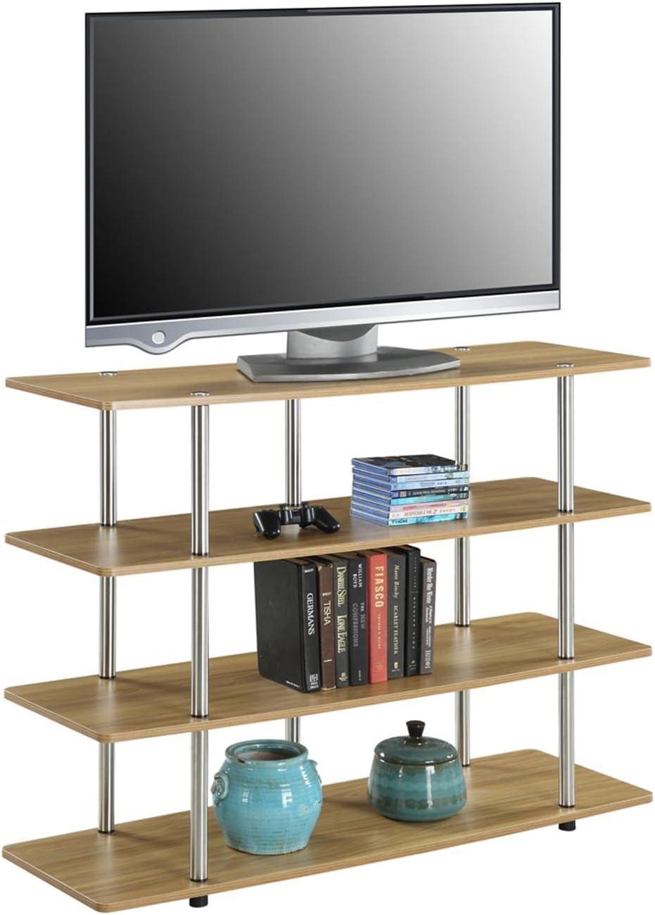 Convenience Concepts Designs2Go XL Highboy TV Stand, Light Oak