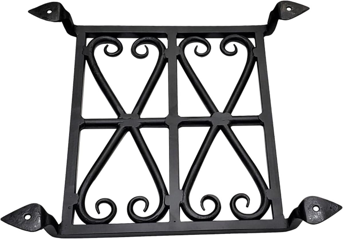 Prima Decorative Speakeasy Grille Hand Forged, Iron, Size 12″x10.5″, Design 110