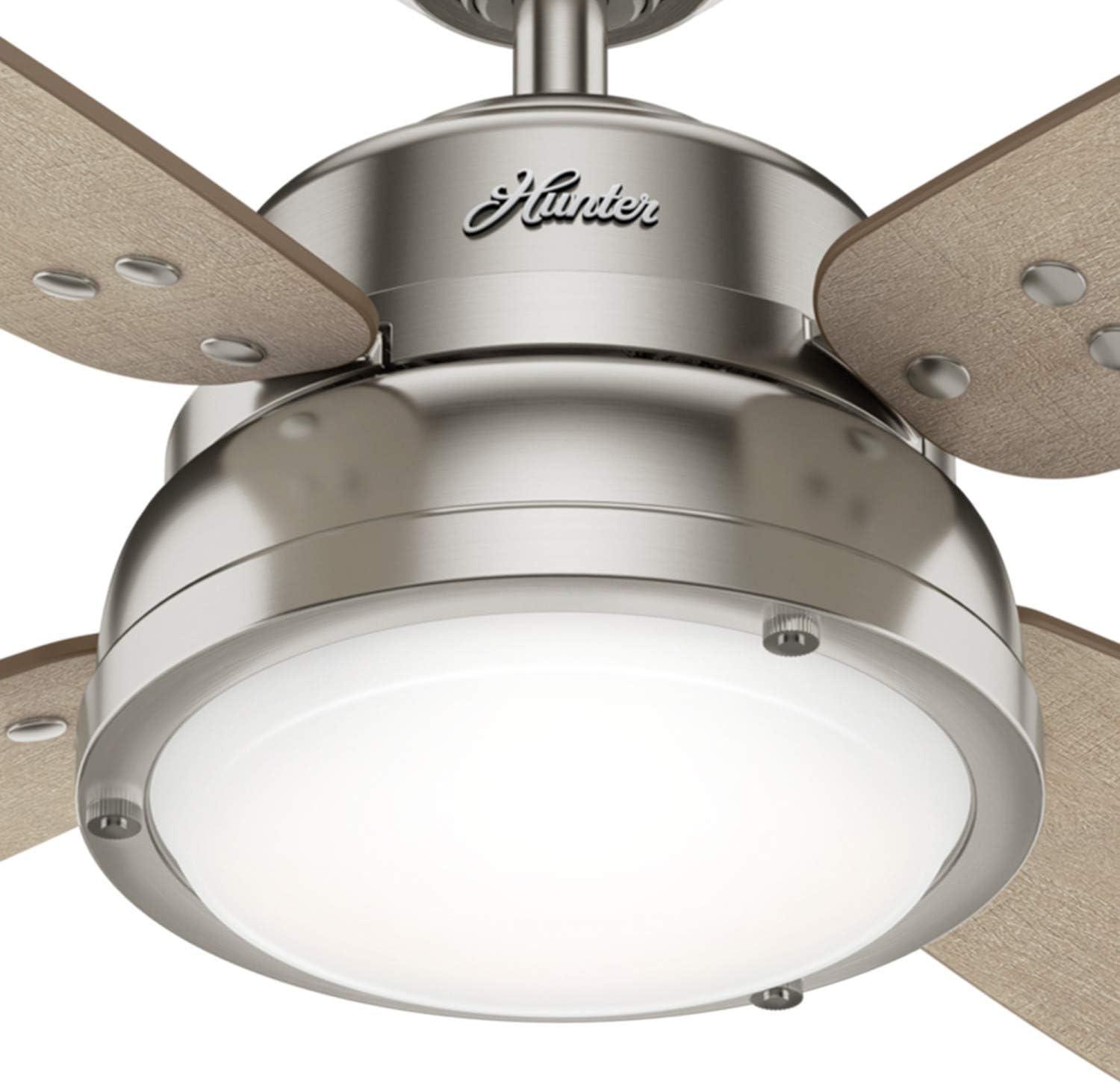 52" Wingate 4 - Blade LED Standard Ceiling Fan with Remote Control and Light Kit Included