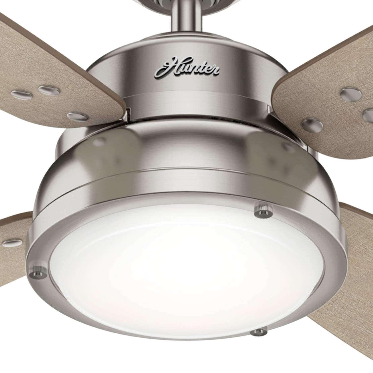 52" Wingate 4 - Blade LED Standard Ceiling Fan with Remote Control and Light Kit Included