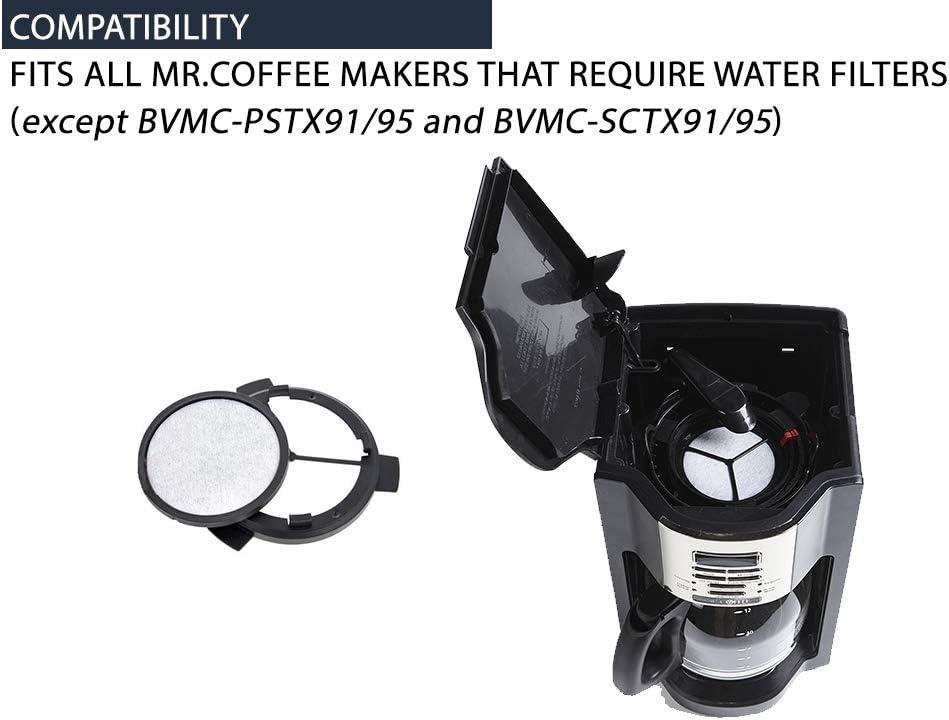 Replacement Charcoal Water Filters for Mr. Coffee Machines (24 PACK)
