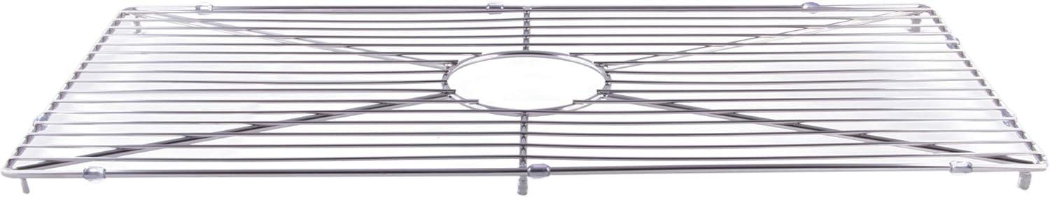 Stainless Steel Kitchen Sink Grid with Center Crossbar