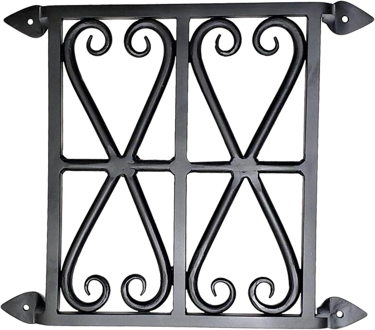 Prima Decorative Speakeasy Grille Hand Forged, Iron, Size 12″x10.5″, Design 110