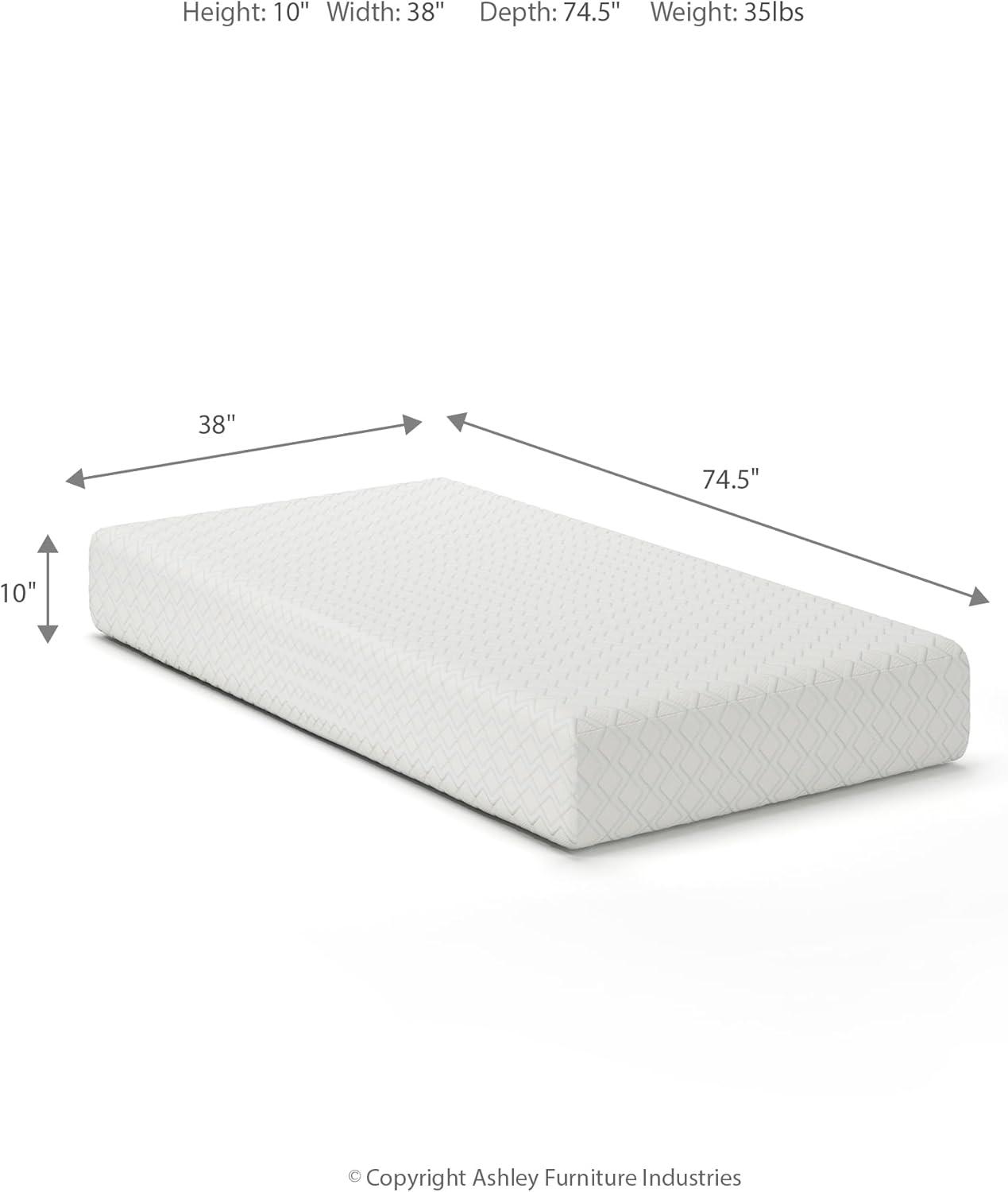 Chime 10" Firm Memory Foam Mattress