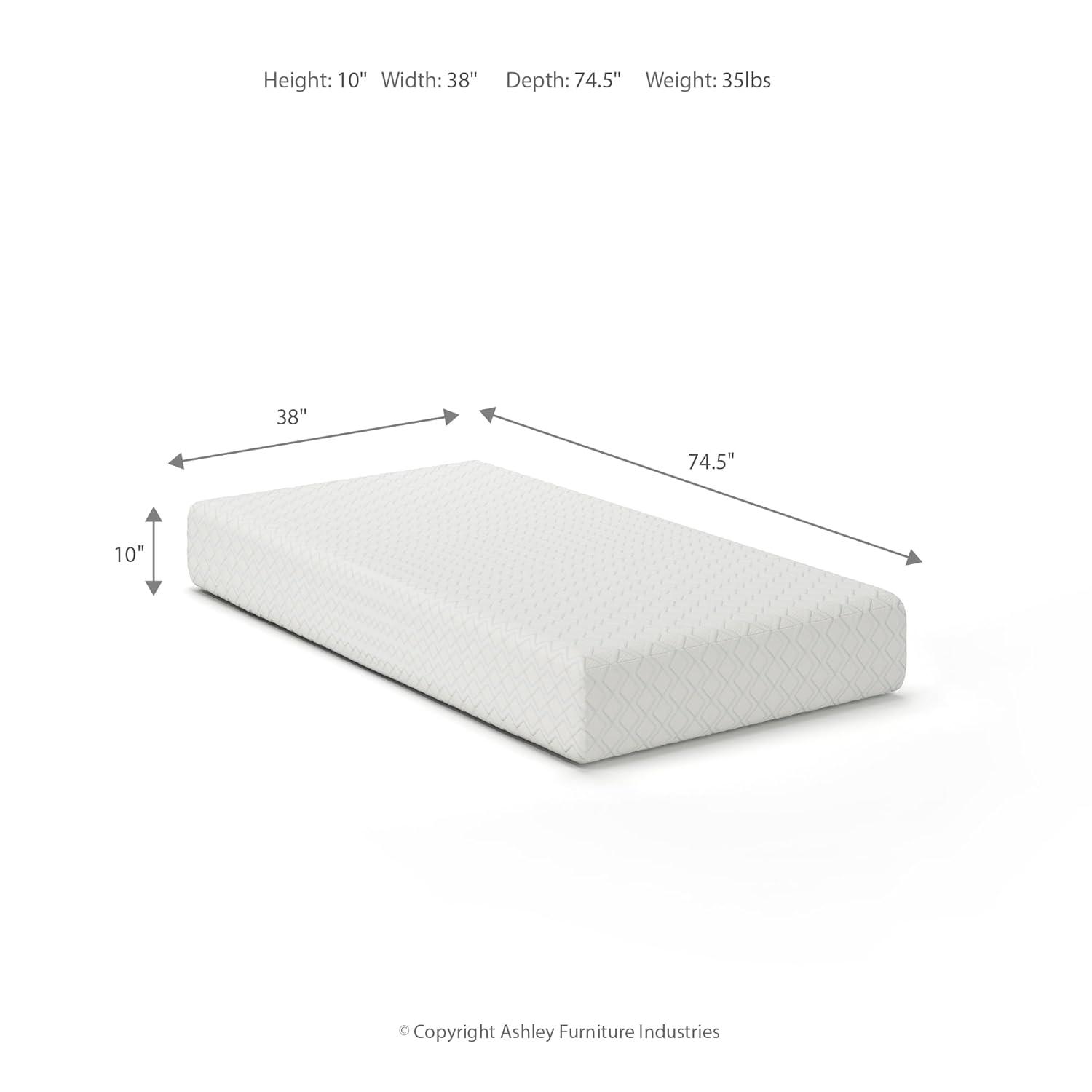 Chime 10" Firm Memory Foam Mattress