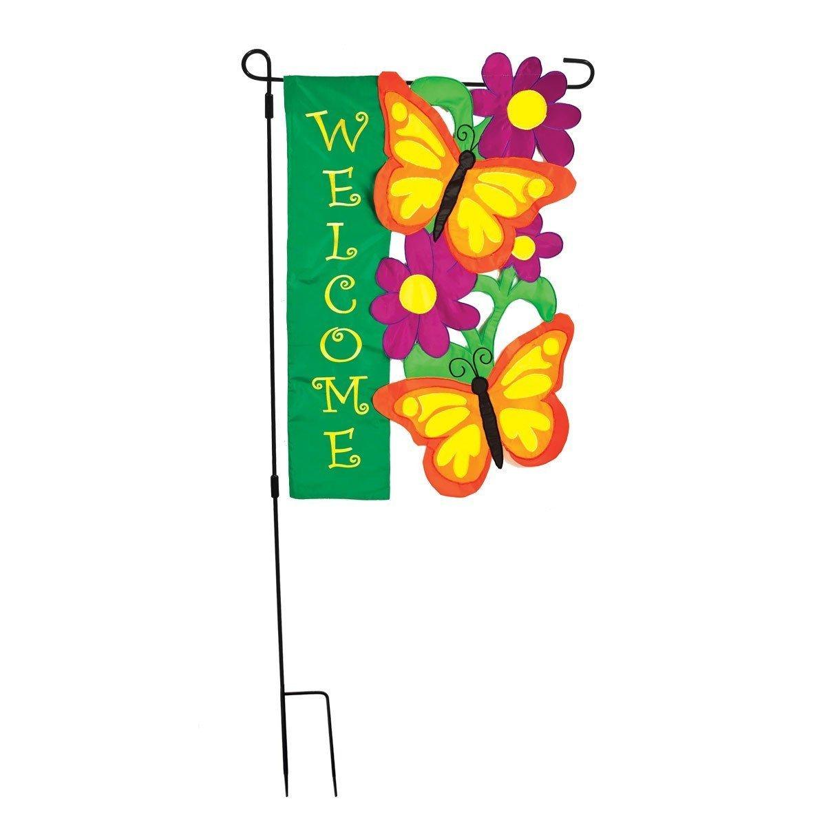 Inc. 3-Piece Large Garden Flag Pole 75.75in x 37.25in