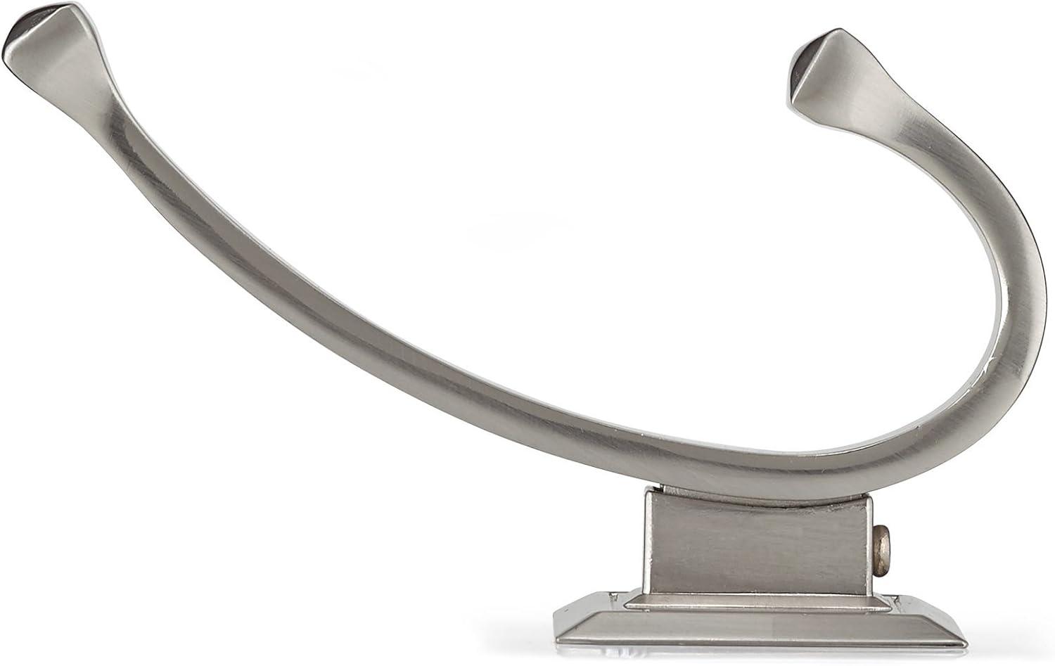 Brushed Nickel Transitional Metal Wall Hook