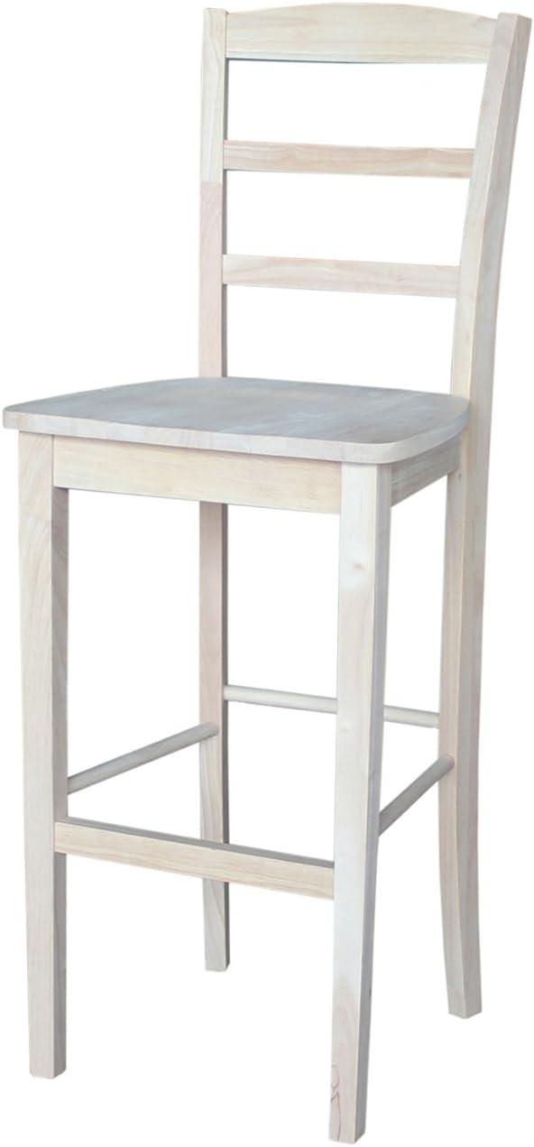 International Concepts Madrid Bar Height Stool - 30 inches Seat Height