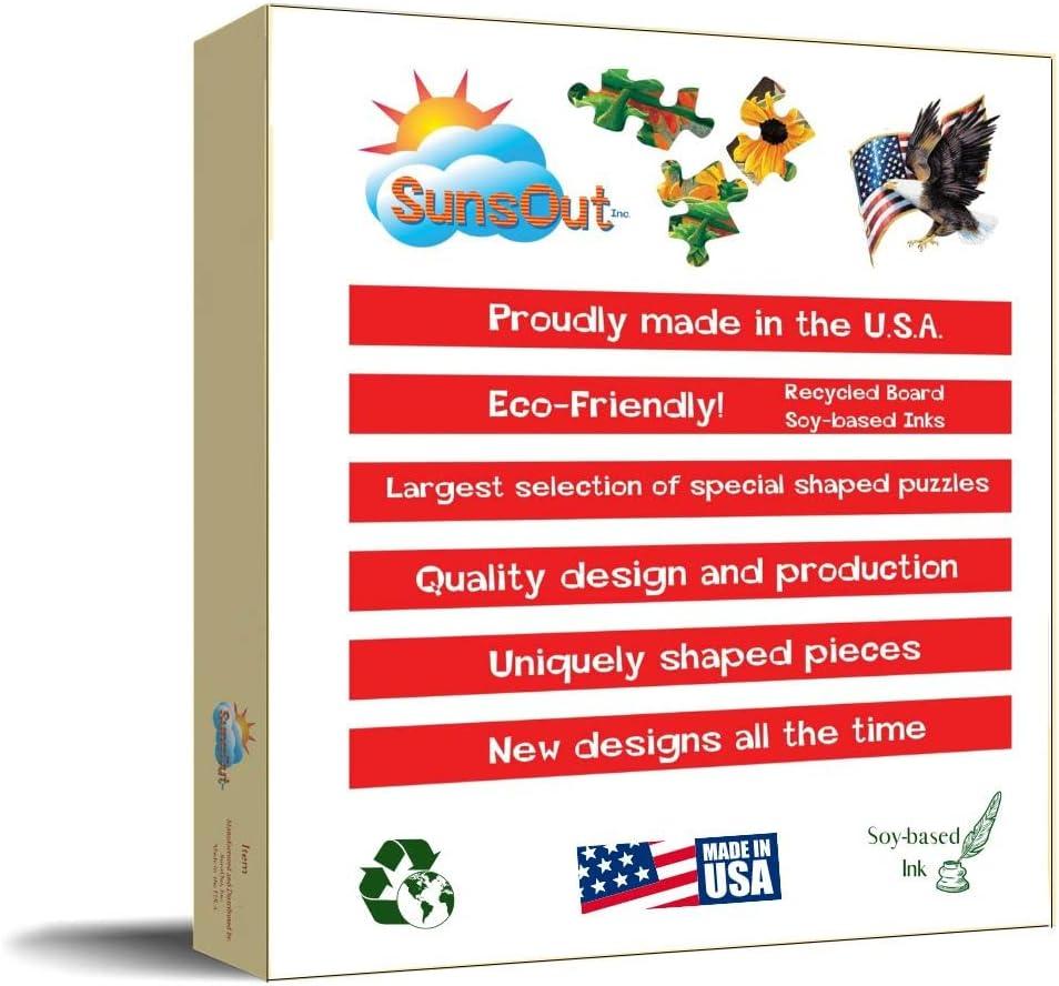 Sunsout Walk on the Wild Side 650 pc Special Shape  Jigsaw Puzzle 95761