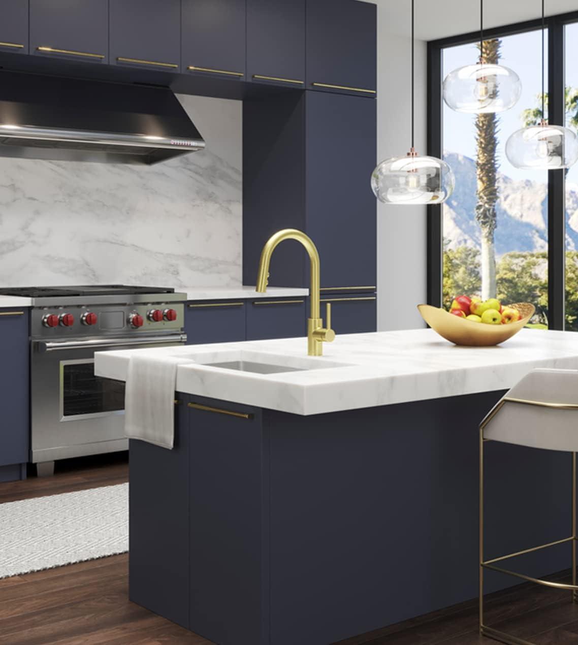 Pfister LG529SABG Stellen Pull Down Single Handle Kitchen Faucet