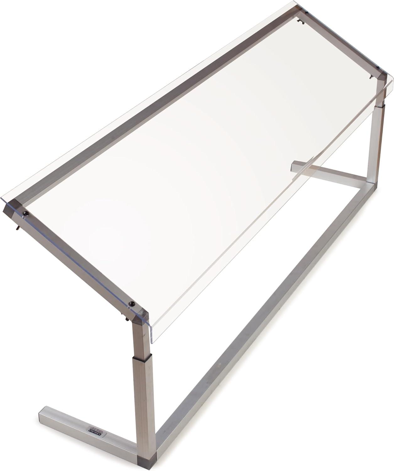 Carlisle FoodService Products Sneeze Guard Single Sided for Catering, Buffets, Restaurants, Plastic, 48 Inches, Clear