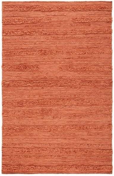 Laurel Foundry Modern Farmhouse® Hartzler Hand-Woven Flatweave Wool/Cotton Rust/Orange Area Rug