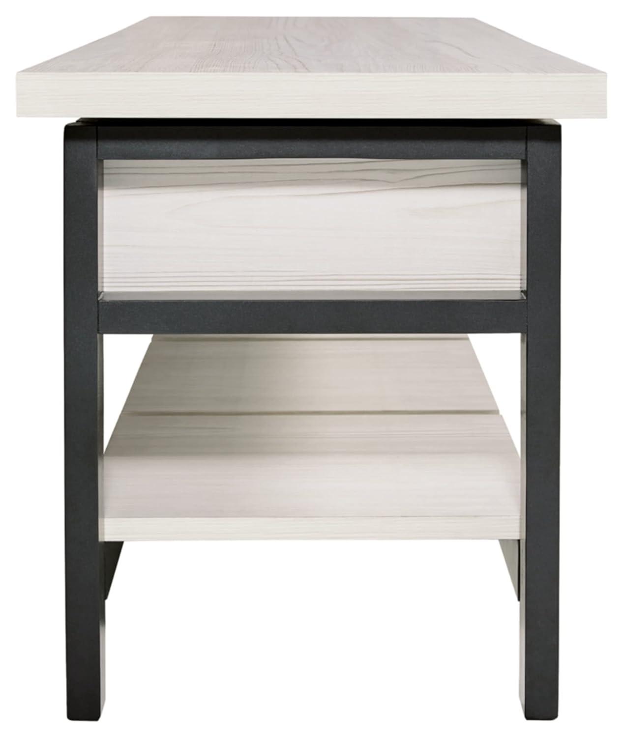 Signature Design by Ashley Casual Rhyson Storage Bench  White