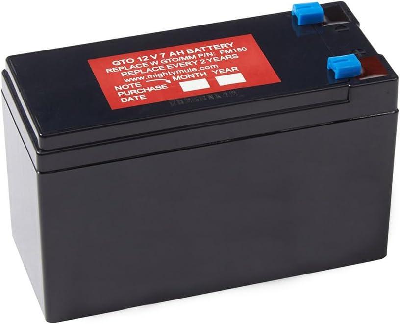 Mighty Mule 12V 7Ah Black Battery Backup