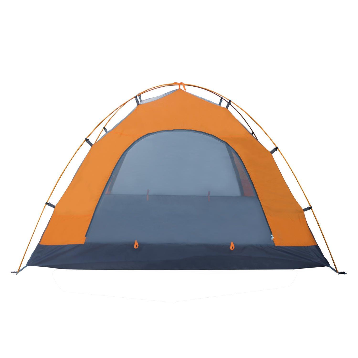 Winterial Camping Tent, 1/3/6 Person Lightweight Personal Bivy 1 to 6 Person Tent with Waterproof Tent Rainfly, Durable Stitched Tent for Camping, Beach, Backpacking, Hiking, and Festivals.